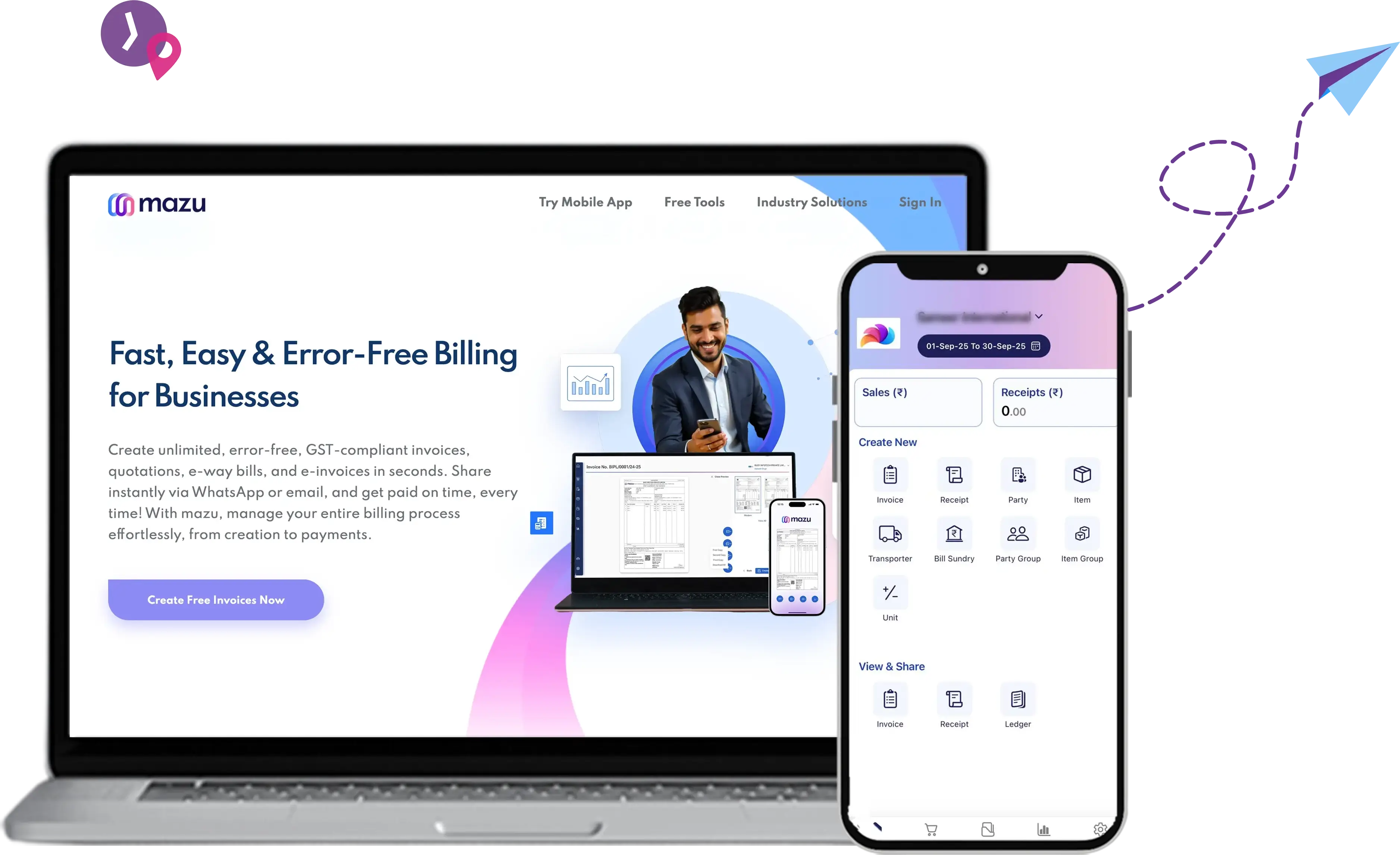 generate quotation & access anytime in account