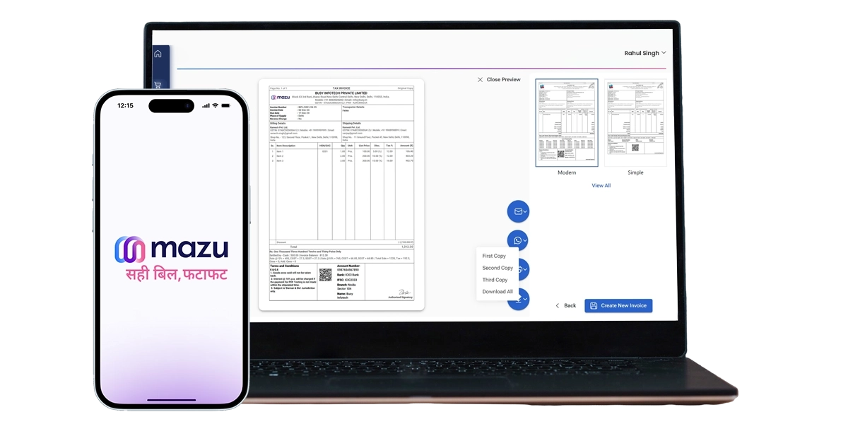 Invoice Generator for MSMEs